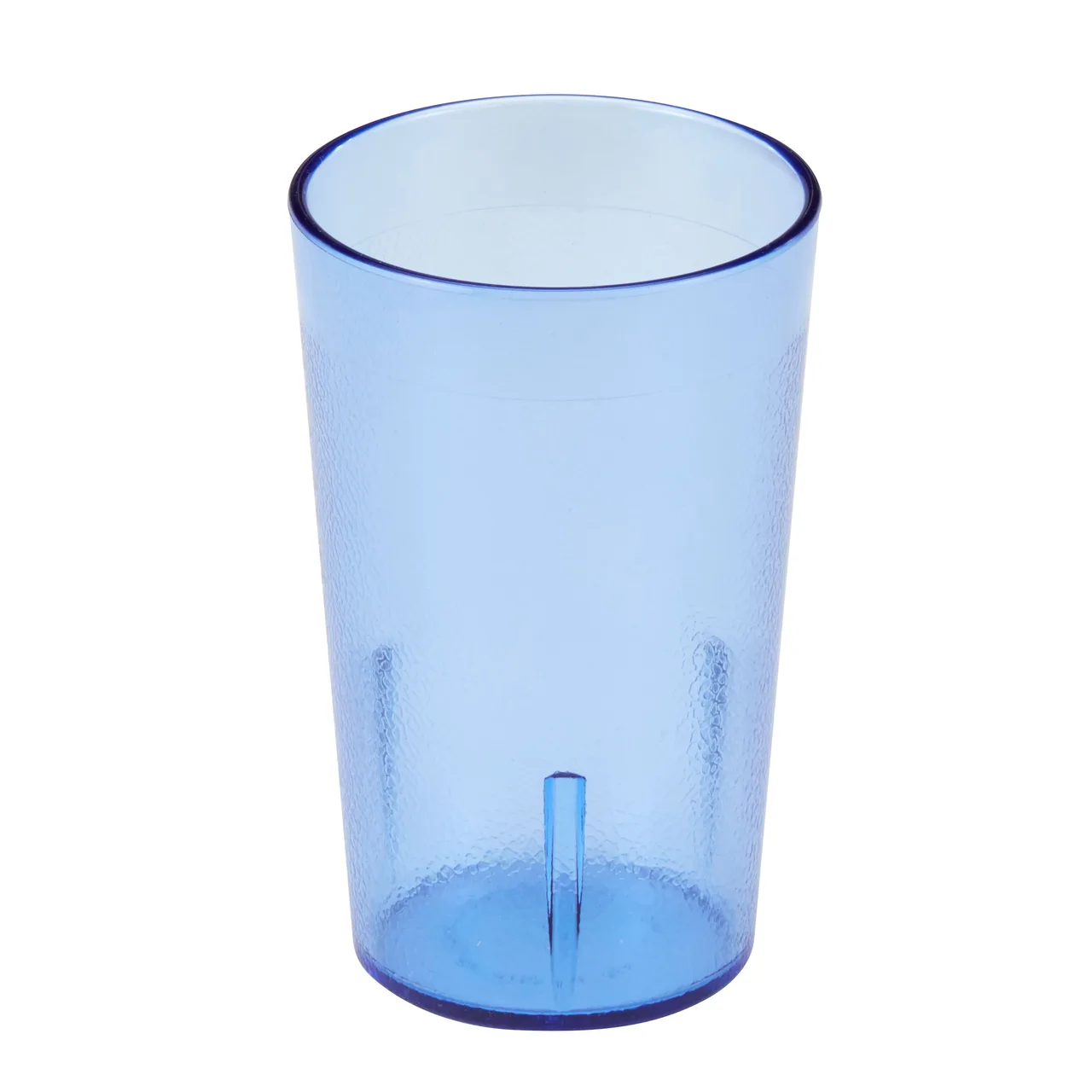 Cambro 500P2401 - 5.2 oz Blue SAN Tumbler, 2-1/4" Top Dia, Sani‑Rim Lip - 24/Case