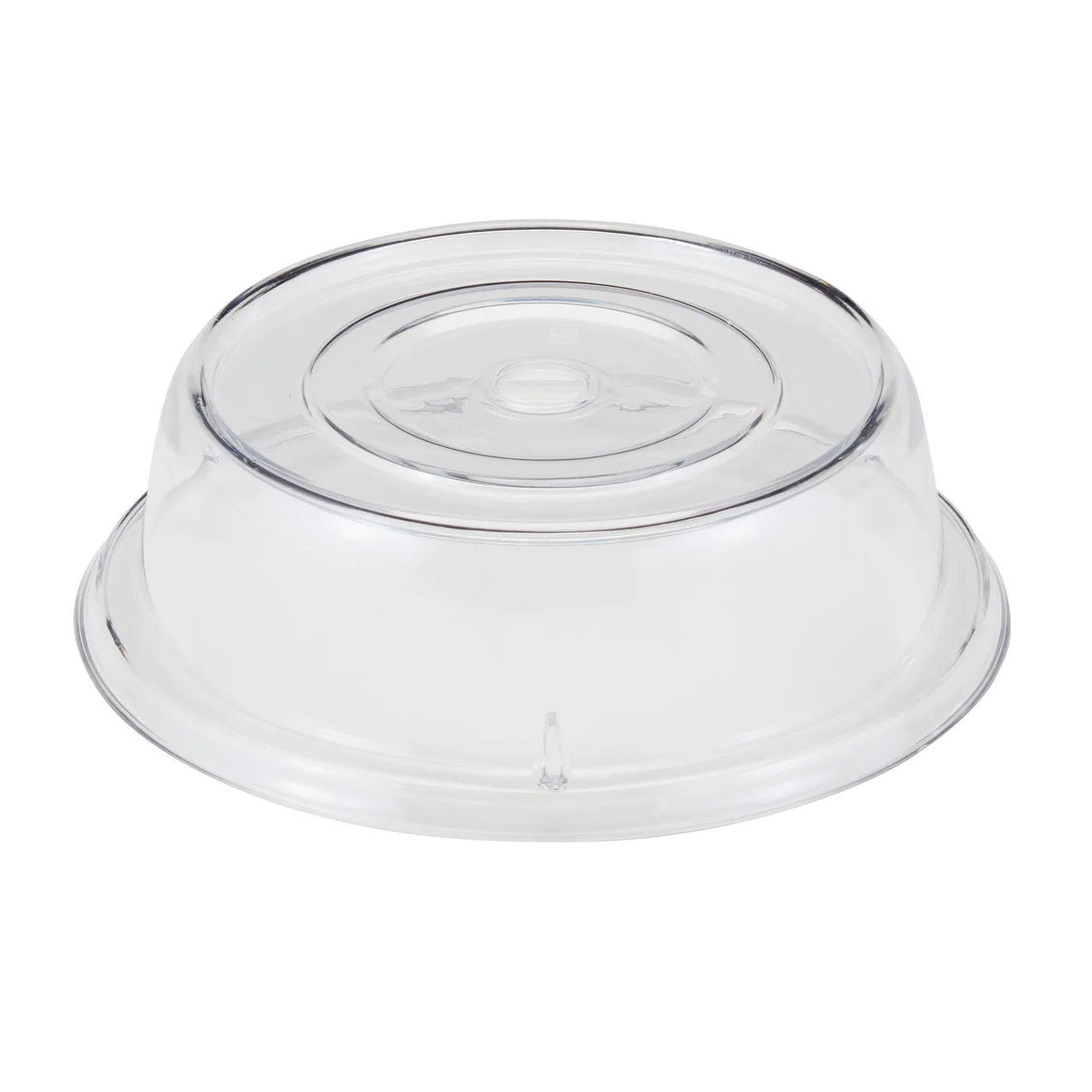 Cambro 905CW152 - Clear PC Plate Cover 9½" ID x 2‑13/16" H, Dishwasher‑Safe, 210°F Carts, USA