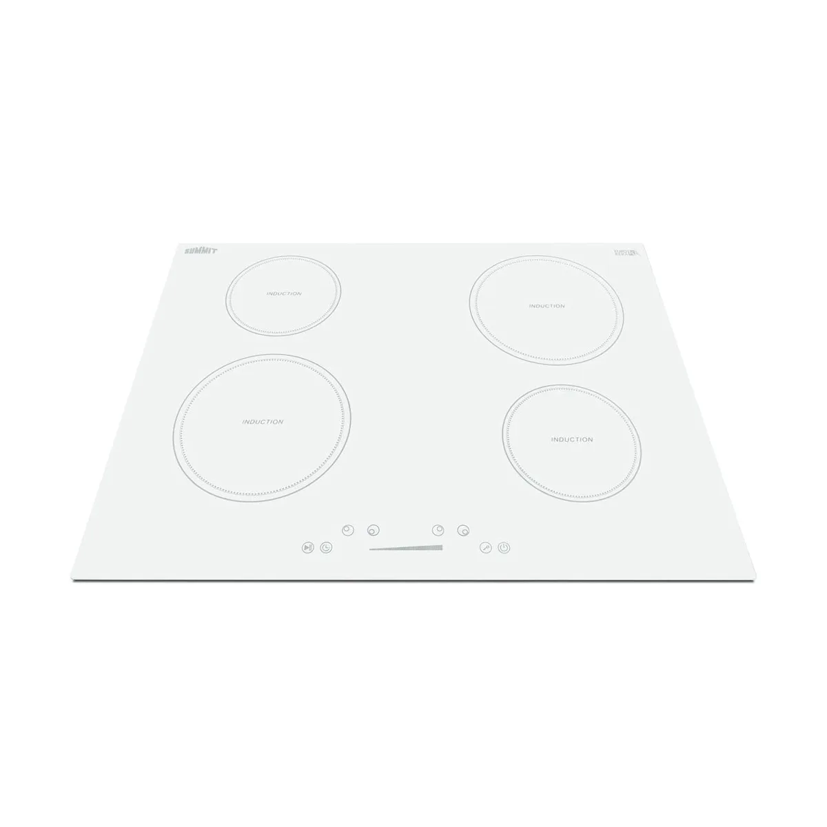 Summit SINC4B302W 30" W Drop-In Induction Range
