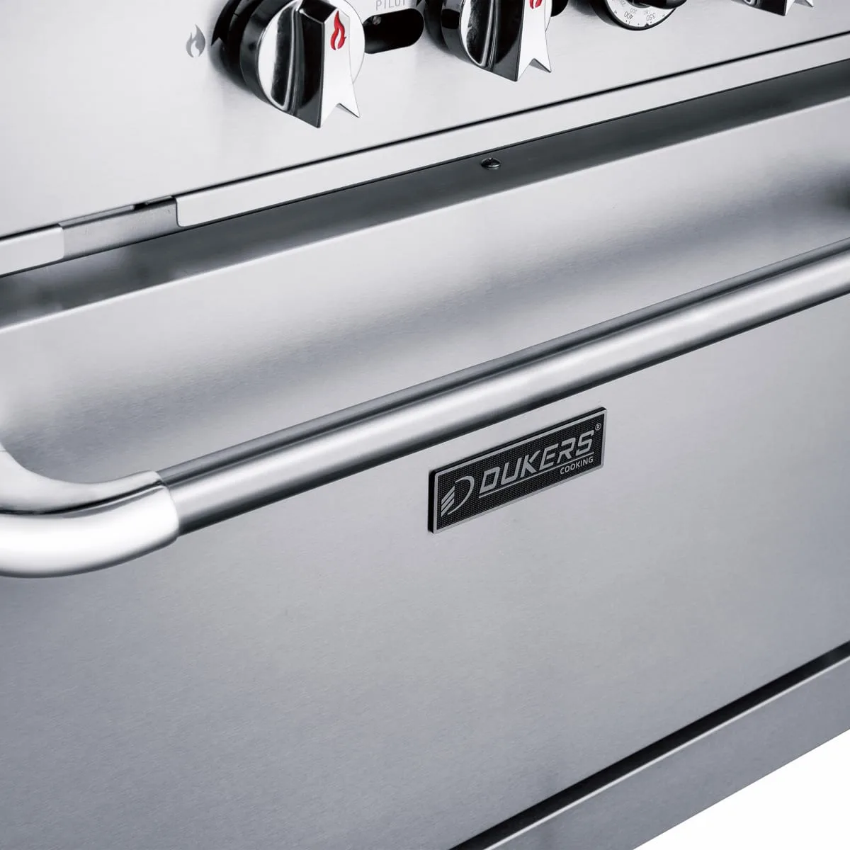 Dukers DCR60-10B 60" 10 Burner Gas Range - (2) Standard Ovens, Convertible