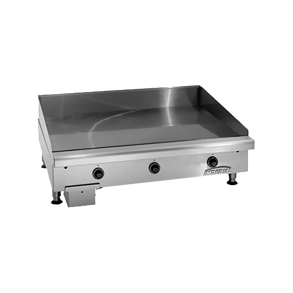 Imperial ITG-48-E 48" Countertop Electric Griddle with 48" x 24" Surface, Thermostatic, 1/2" Thickness, 208/240/480v