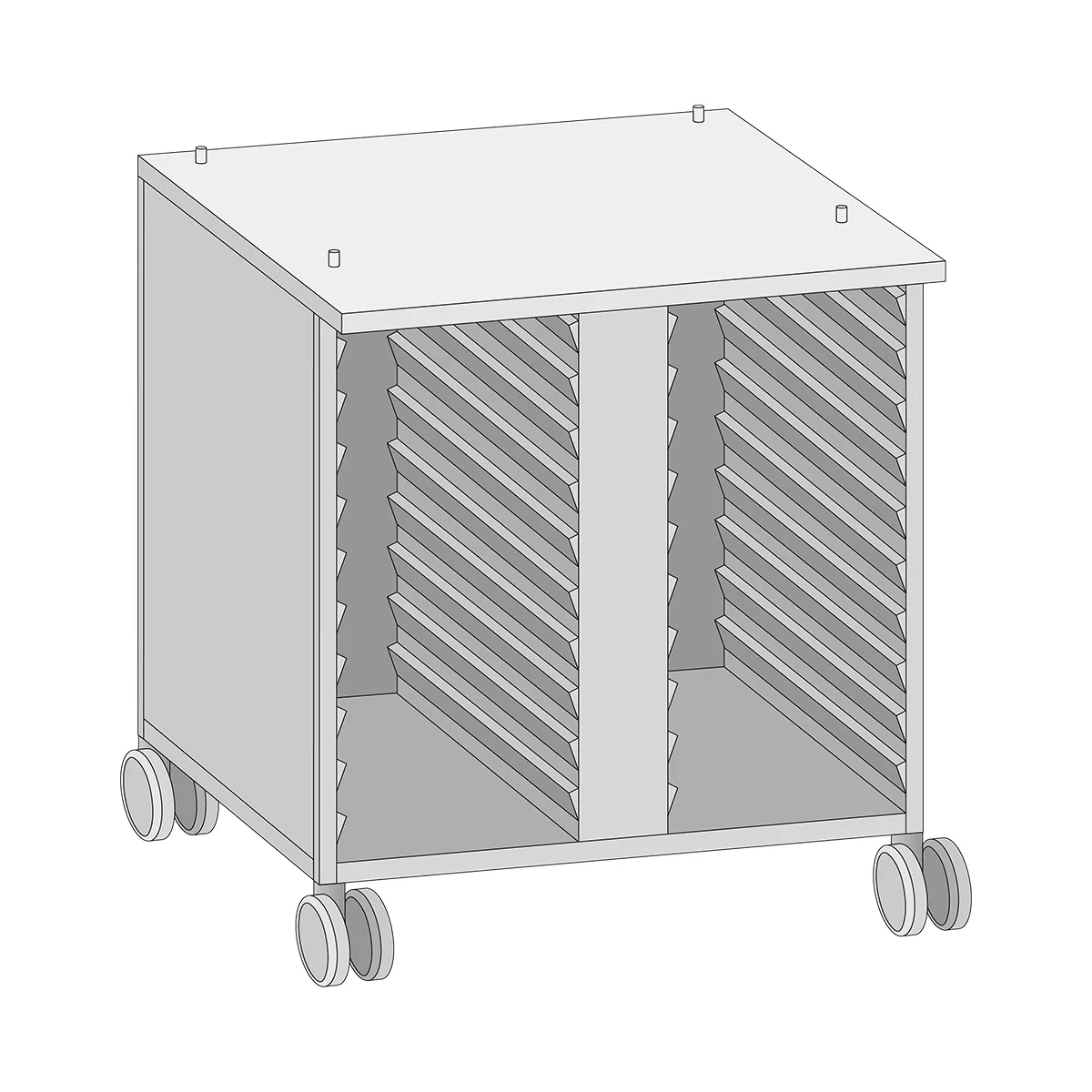 RATIONAL 60.30.338 Us Iii Ultravent® Mobile Oven Stand