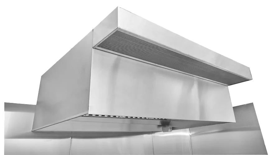 Naks Restaurant 11 FT Hood System w/ PSP Tempered Makeup-Air