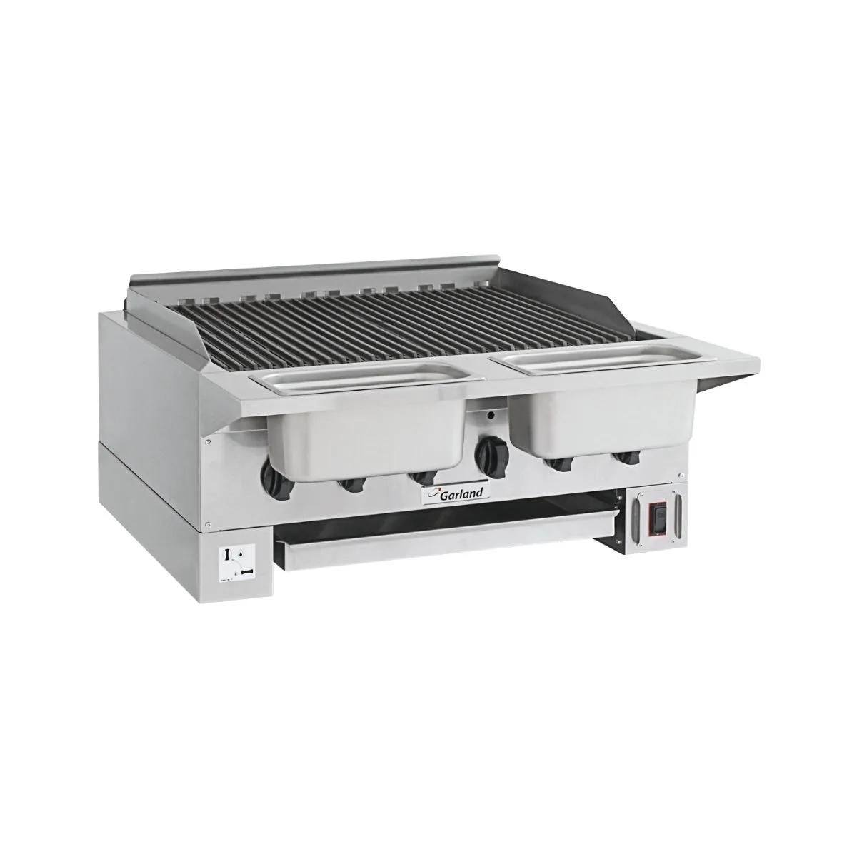 Garland US Range HEEGM36CL 34" Countertop Gas Radiant Charbroiler w/ (6) Burners, 87.000 BTU