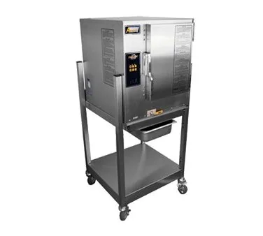 AccuTemp P61201D060 SGL 6 Pan LP Gas Boilerless Convection Steamer w/ Stand, Connectionless