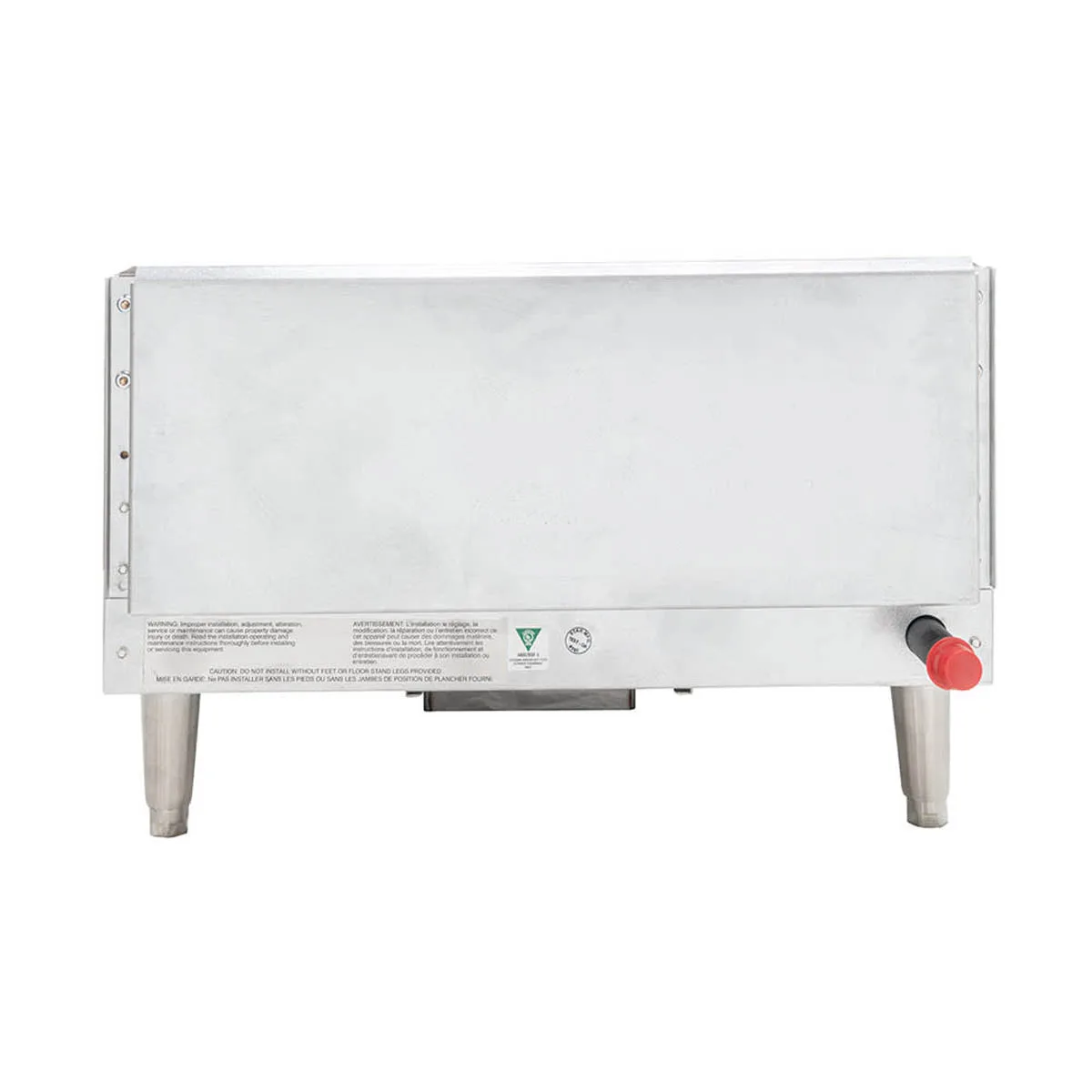 Toastmaster TMGM24 24" Countertop Manual Gas Griddle, 3/4" Steel Plate, 40.000 BTU