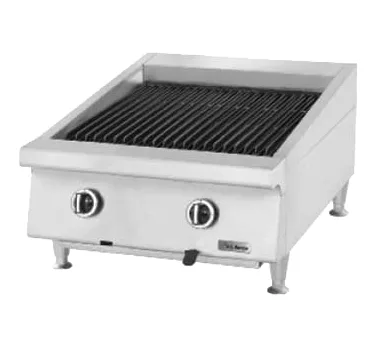 Garland US Range UTBG24-AB24 23" Countertop Gas Ceramic Briquette Charbroiler w/ Adjustable Grates
