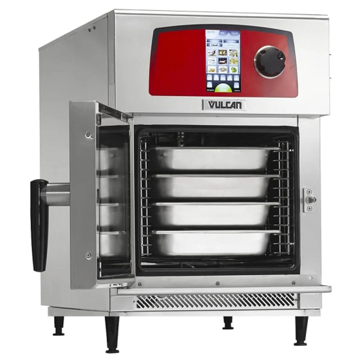 Vulcan MINI-JET Mini Size 4 Pan Electric Combi Oven w/ Touch & Knob Controls, Boilerless, 208V