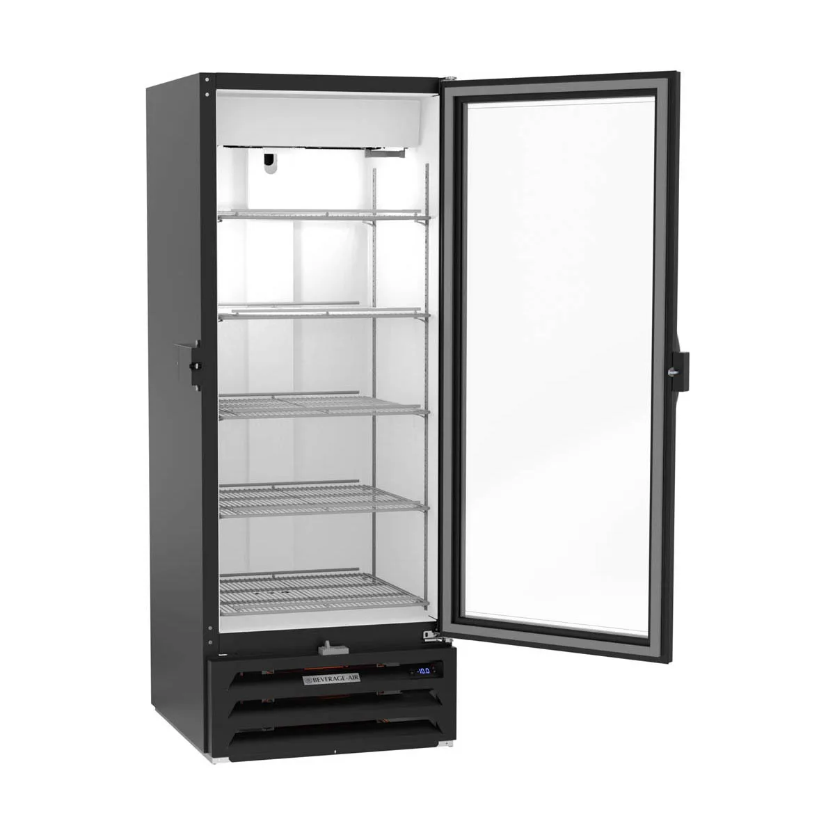 Beverage Air MMF12HC-1-B-IQ 25" 1 Glass Door Merchandiser Freezer in Black, 11.9 cu. ft.