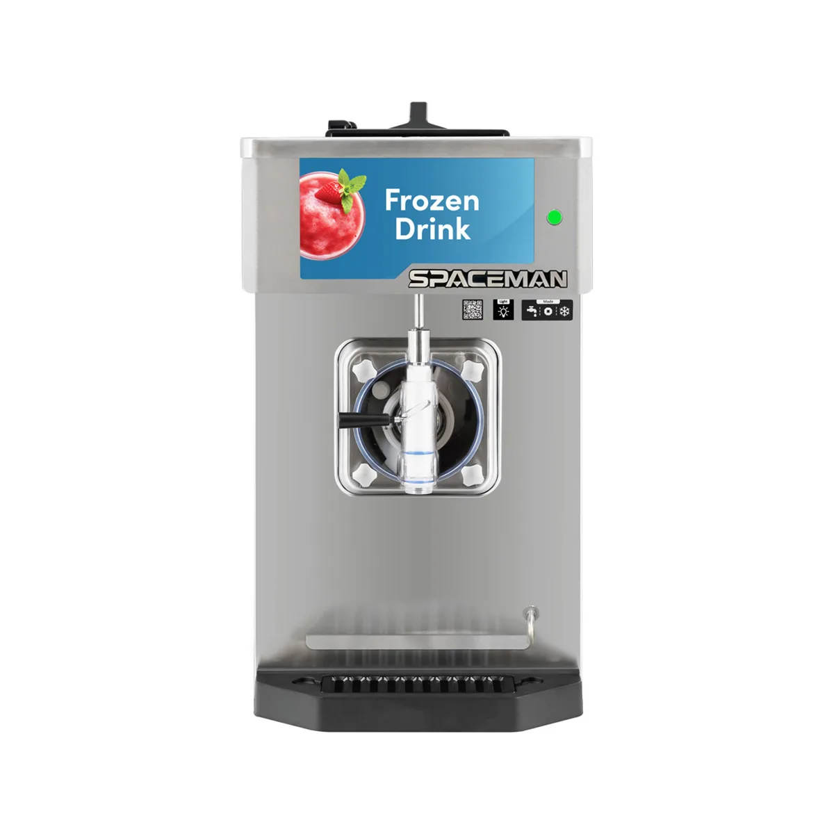 Spaceman 6450-C Cylinder Type Frozen Beverage Machine, Remote w/12qt. Hopper, 1-1/4hp - Single