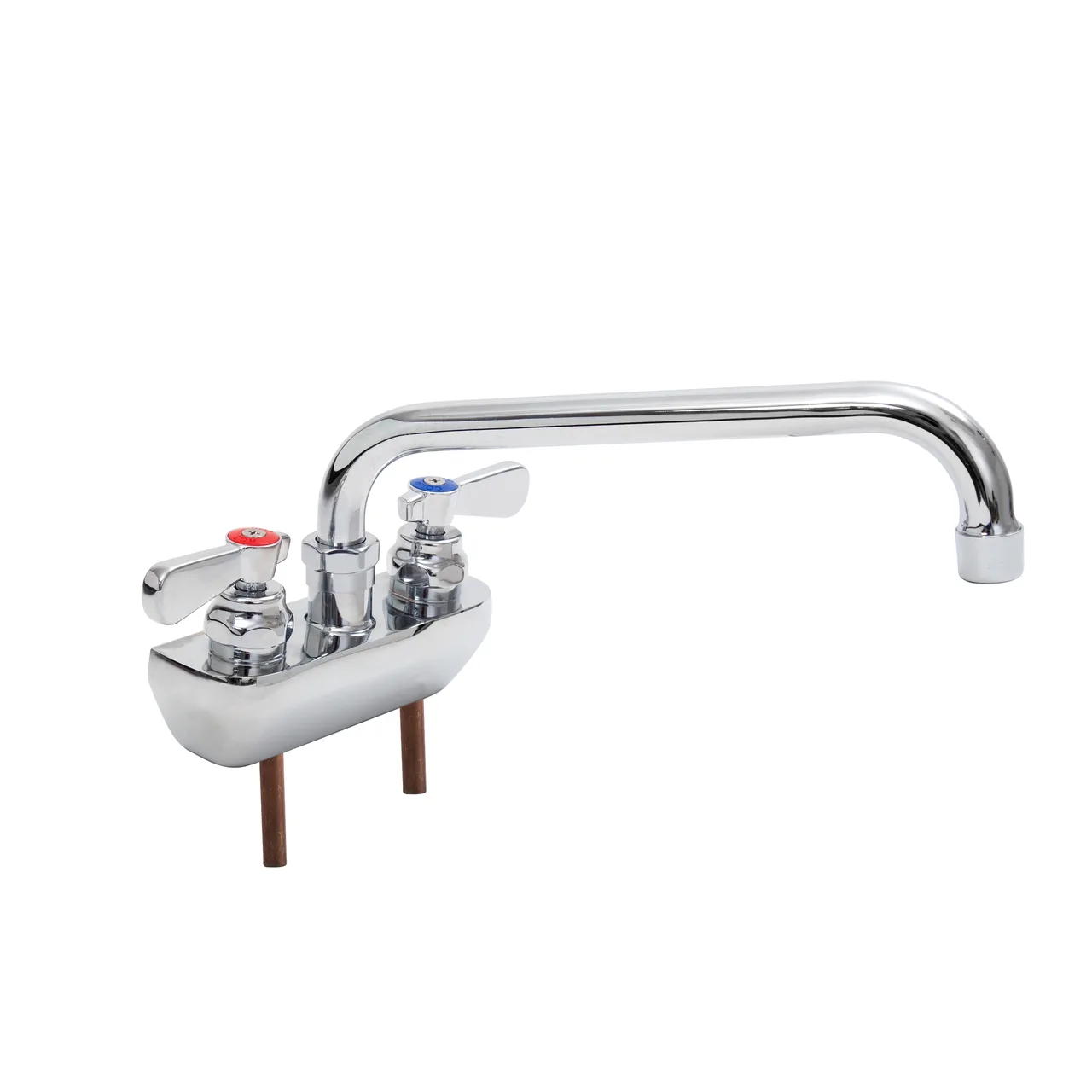 John Boos PBF-4SM2-10LF Heavy Duty Faucet, Splash Mount, 10" Swing Spout
