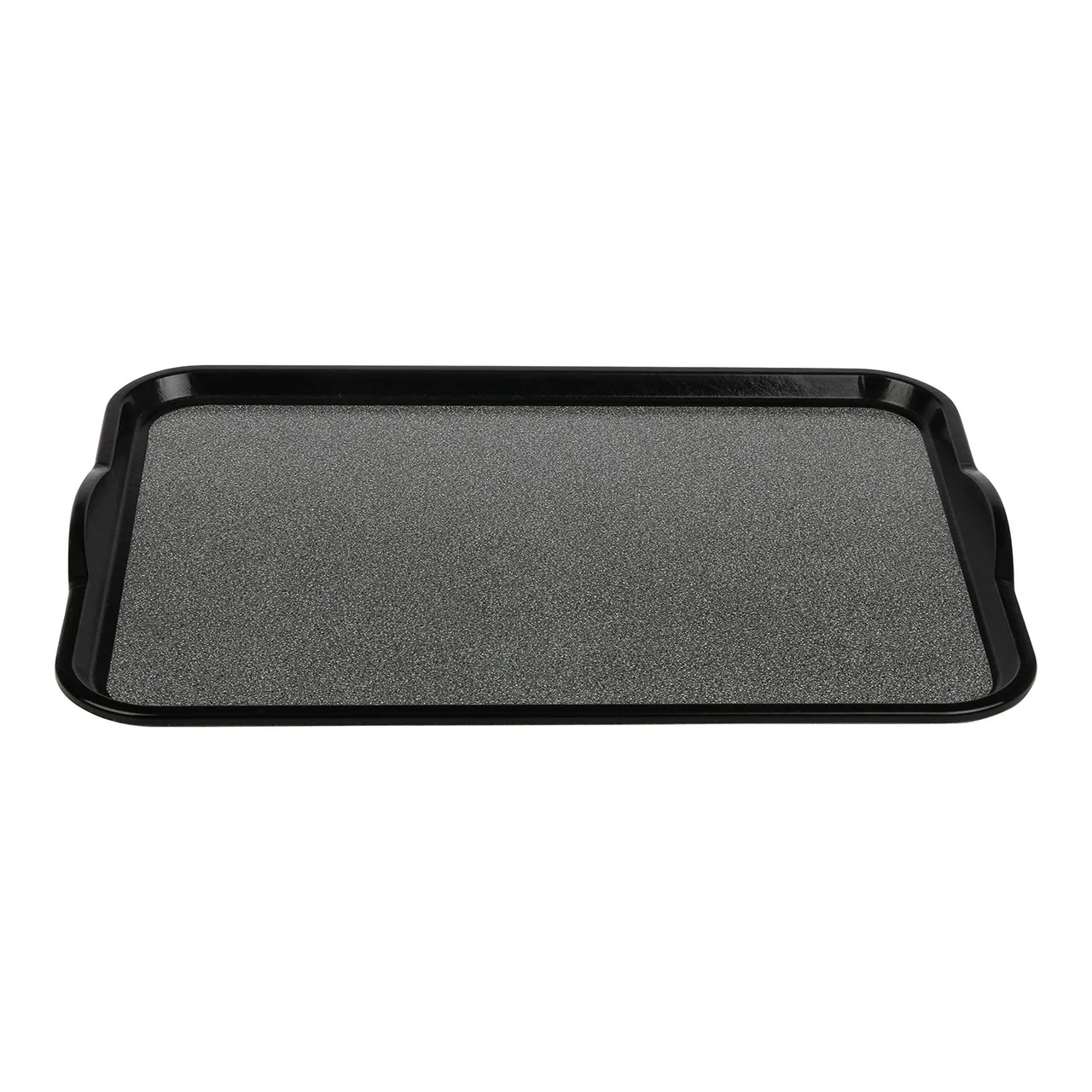 Cambro 1418VCH382 Rectangular Tray, 14" x 18", Black Fiberglass, Dishwasher Safe, Made in USA