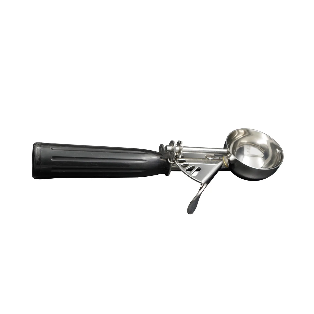 CAC China SICD-30BK Thumb Disher, #30, 1 oz., Stainless Steel Scoop, Black Handle