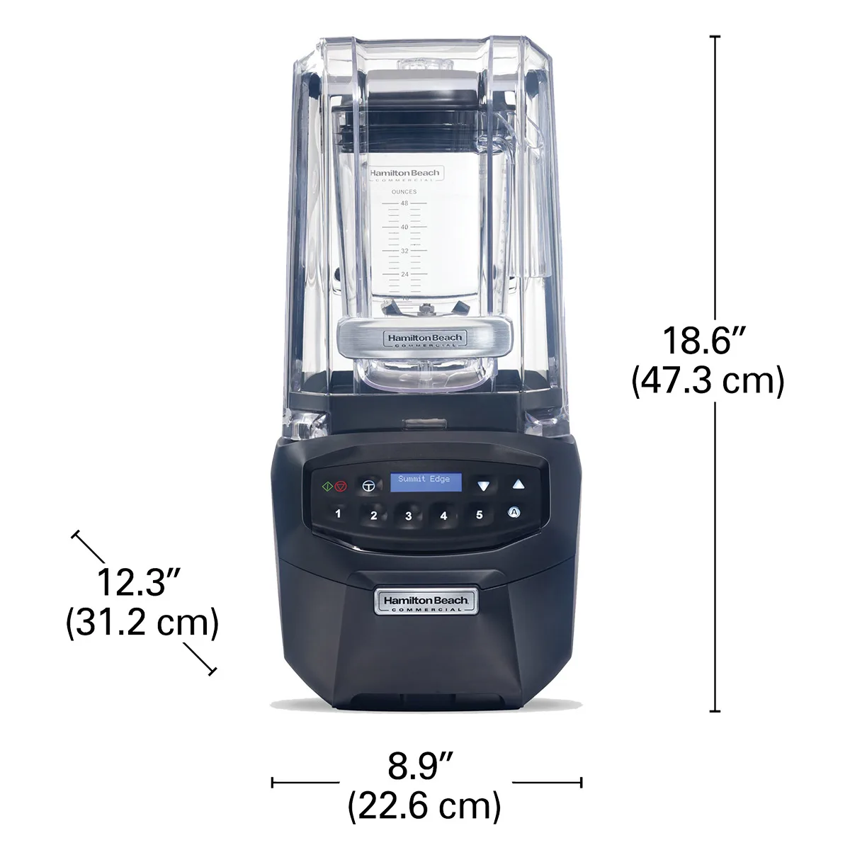 Hamilton Beach HBH855-CE Summit® Edge High Performance Blender, 3.5 Hp Motor