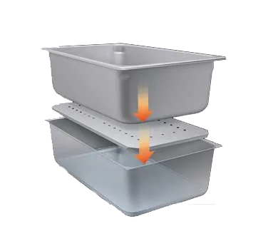 Hatco HDW-SPILL Stainless Steel Water/Spillage Pan, One Per Drawer, Commercial Grade, Durable