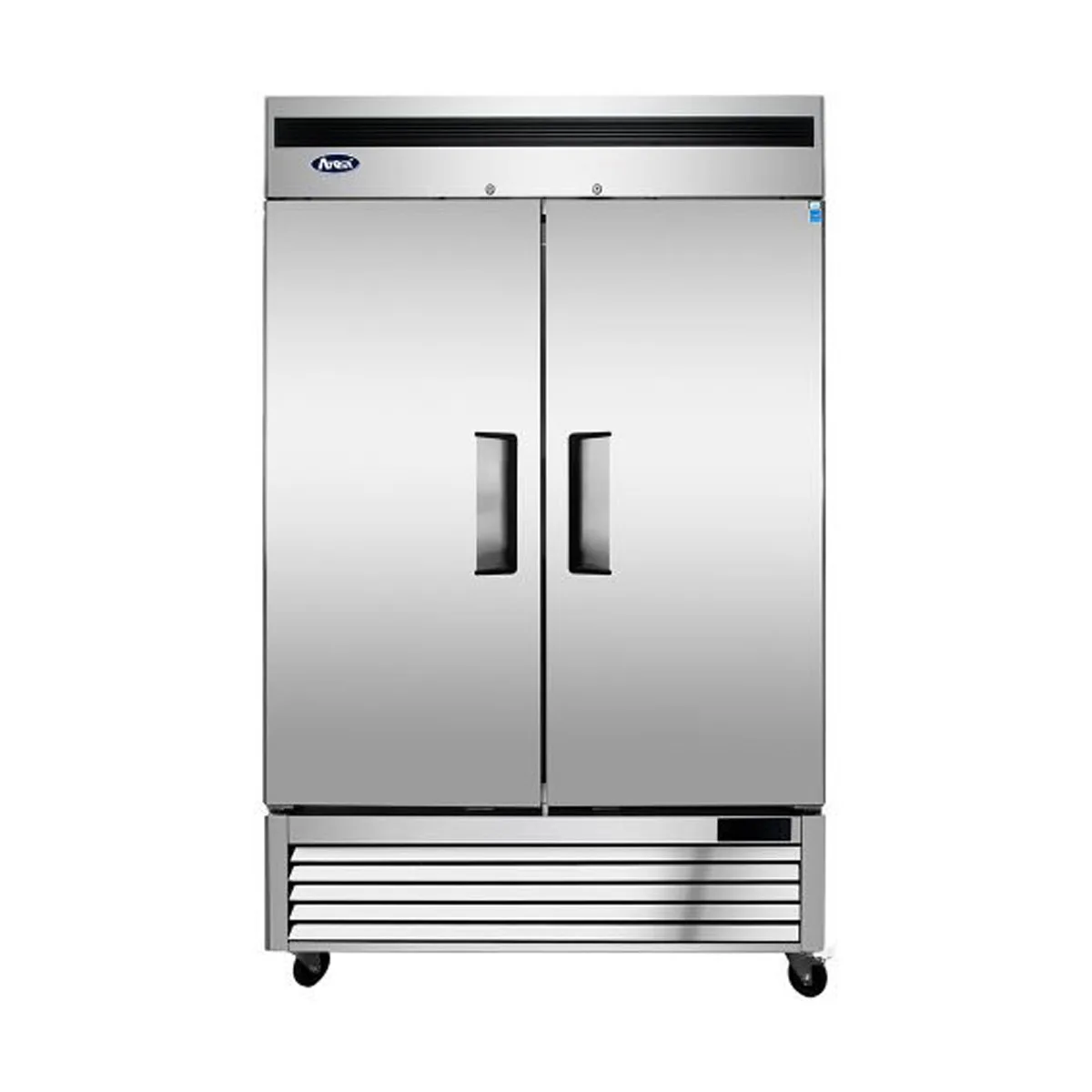 Atosa USA MBF8503GR 54" 2-Solid Door Reach-In Freezer, Bottom Mount, 44.77 cu. ft., Stainless Steel