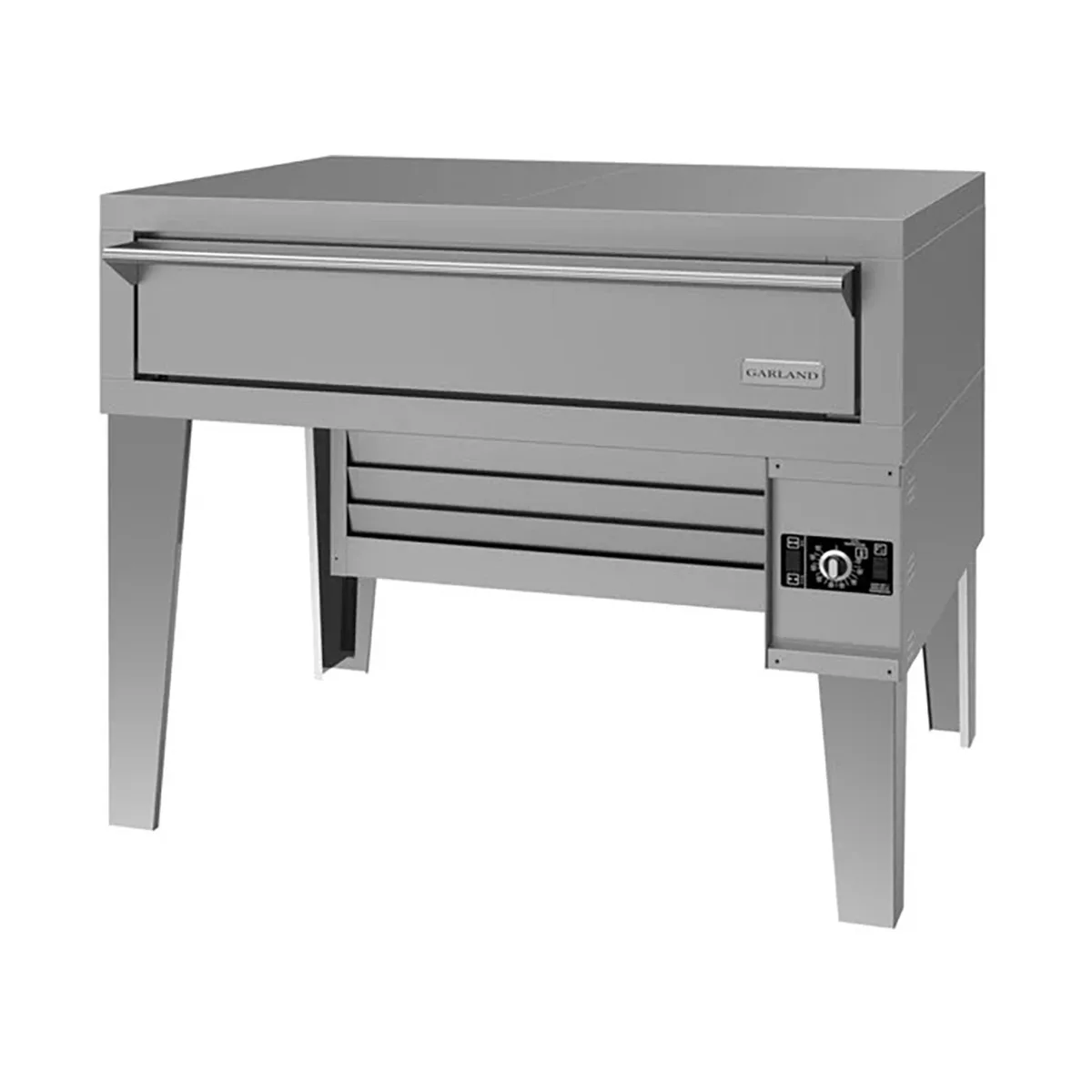 Garland US Range G56PB 63" Single Air Deck Gas Pizza Oven with Bottom Mounted, 80.000 BTU