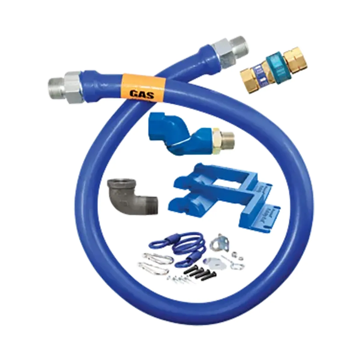 Dormont 1675BPQSR48PS SnapFast 60" Gas Connector Kit w/ Swivel MAX, Elbow, Safety Set, 3/4" Dia