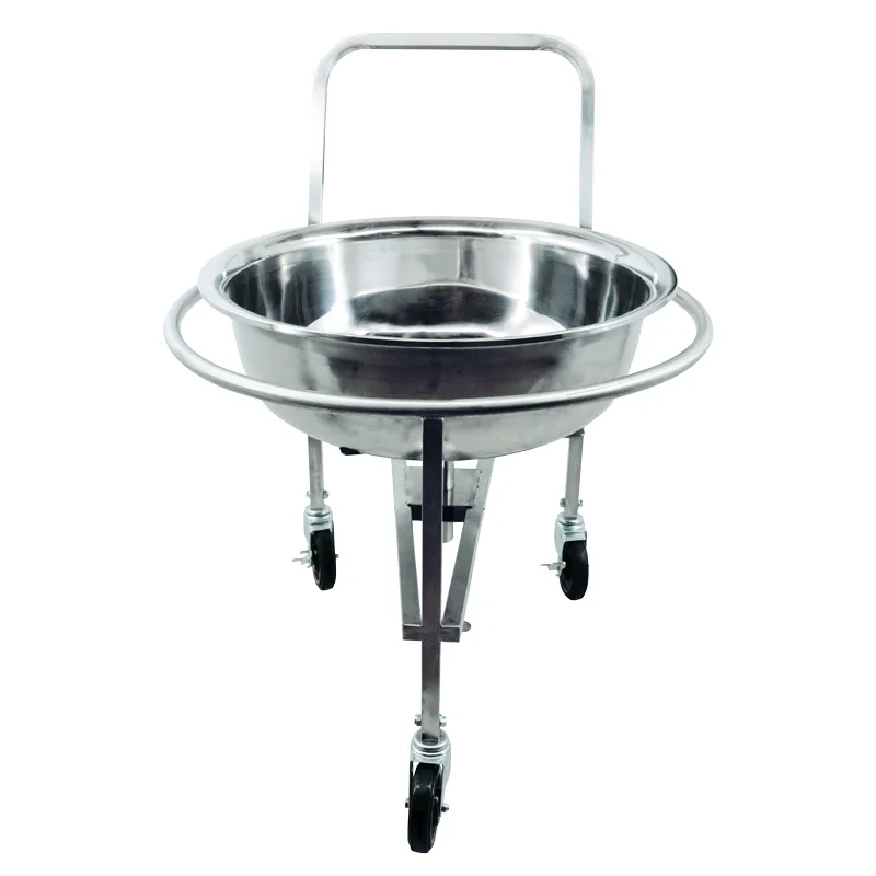 Omcan USA 43469 Roto Cart, 31"W x 36.5"D x 39.75"H, Stainless Steel, 3 Welded Wheels