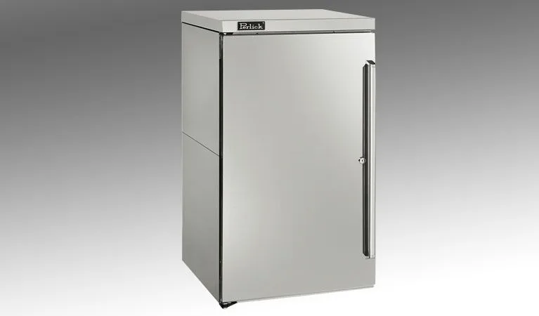 Perlick DBN20 20" One Section Narrow Door Back Bar Dry Storage Cabinet