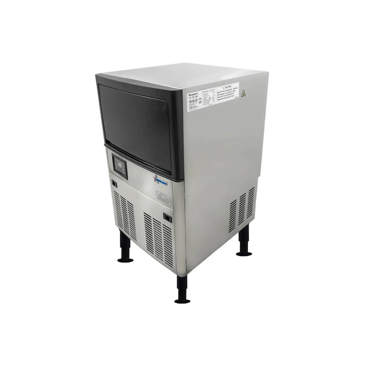 Omcan USA 47483 23" Air Cooled Full Cube 120 lb Undercounter Ice Machine with 40 lb Bin