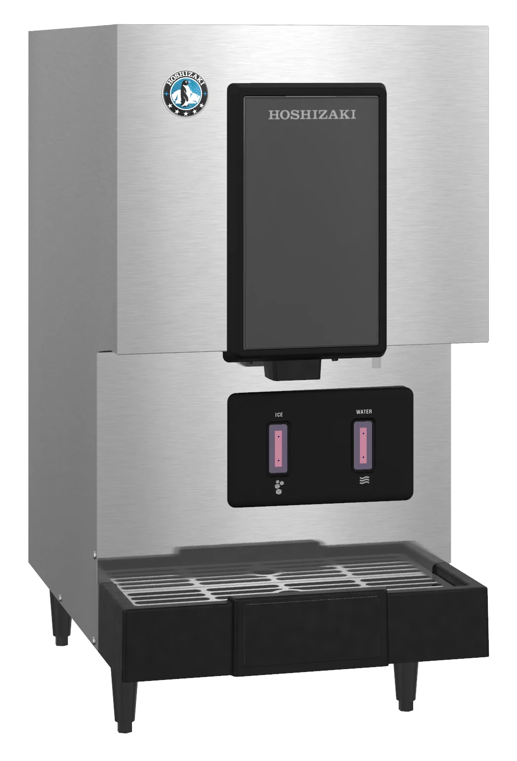 Hoshizaki DCM-271BAK-OS Nugget Ice/Water Dispenser, 286 lb/24 hr, 12 lb Bin, 10" Cup, R290, 115V,NSF