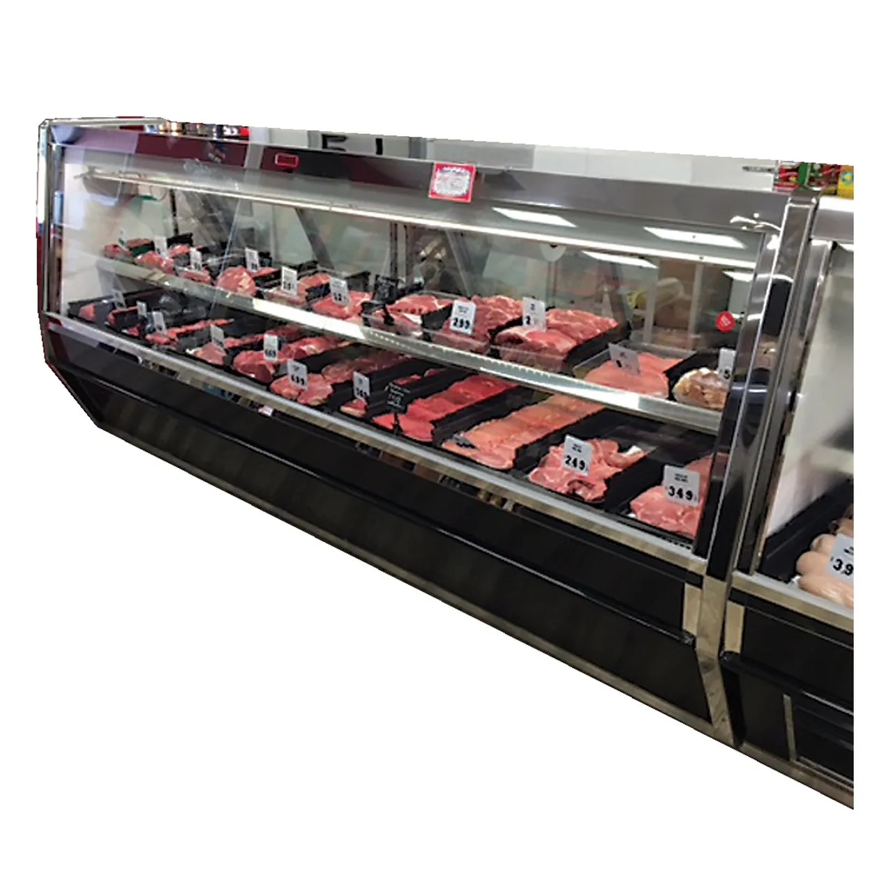 Howard-McCray R-CMS40E-4-BE-LED 53" Single Duty Flat Refrigerated Meat Display Case, Remote