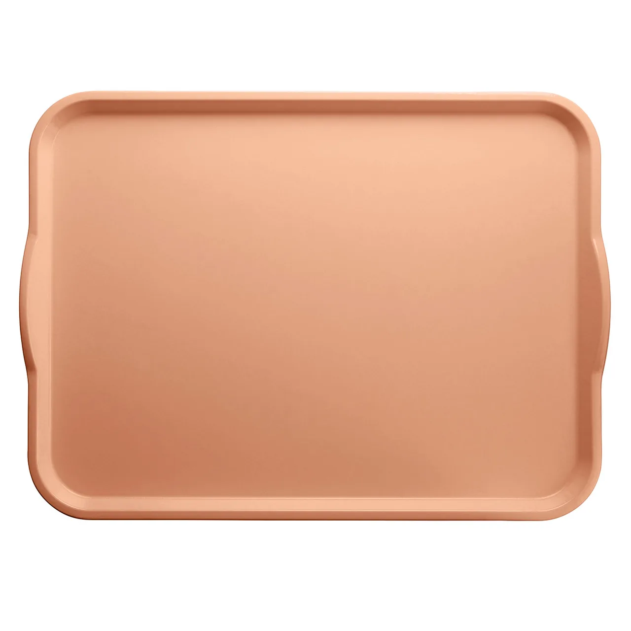 Cambro 1520H117 Camtray Rectangular Tray, 15" x 20", Fiberglass, Dark Peach, NSF
