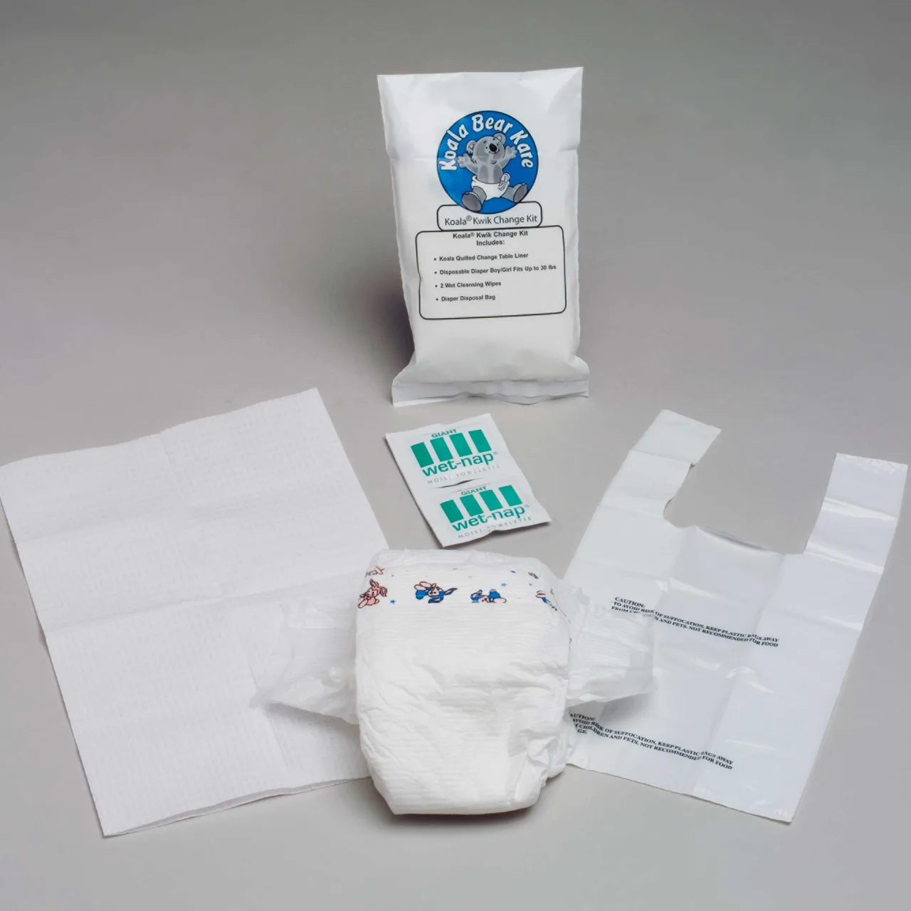 Koala KB113-99 Diaper Kit, Each Kit Includes (1) Disposable Diaper