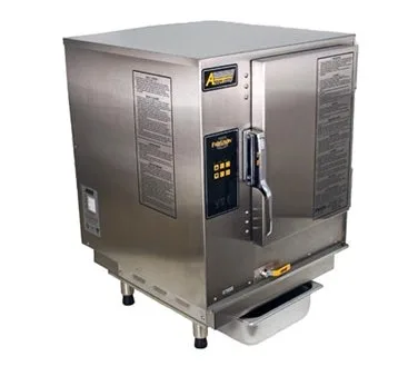 AccuTemp P61201D060 6 Pan Countertop LP Gas Convection Steamer, Boilerless, 60.000 BTU