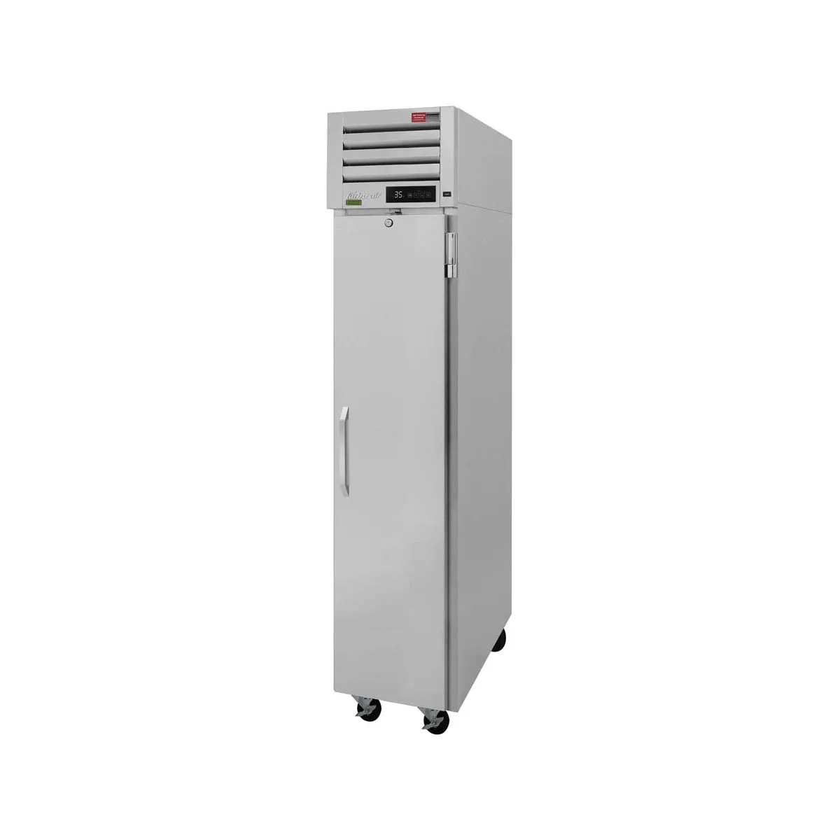 Turbo Air PRO-15R-N 17" 1-Section Reach-In Refrigerator w/ Solid Door, Top Mount, Stainless Steel, 13 cu. ft.
