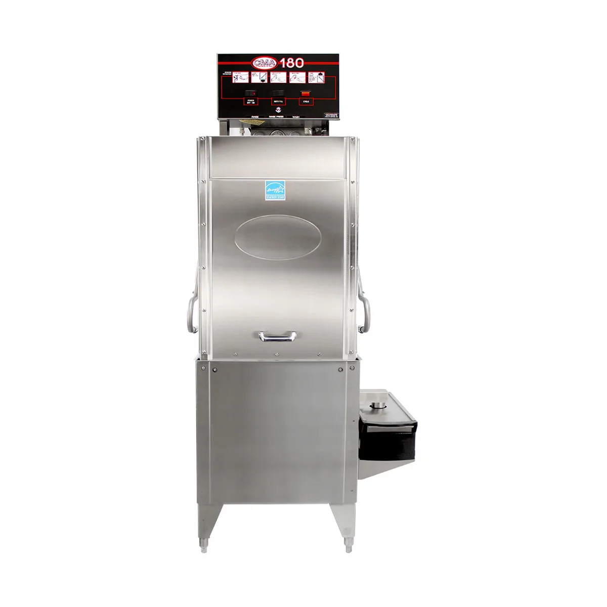 CMA Dishmachines 180-C 25" Door Type Corner Dishwasher, High Temp with Booster / 60 RPH - 49 Gal/Hr