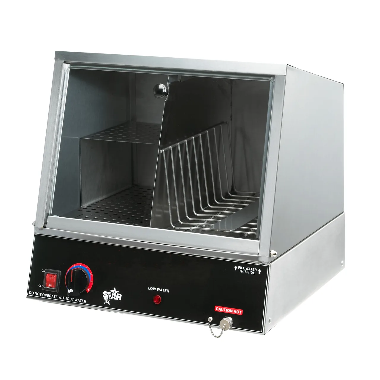 Star 70SSA (Quick-Ship) Hot Dog Steamer with Juice Tray