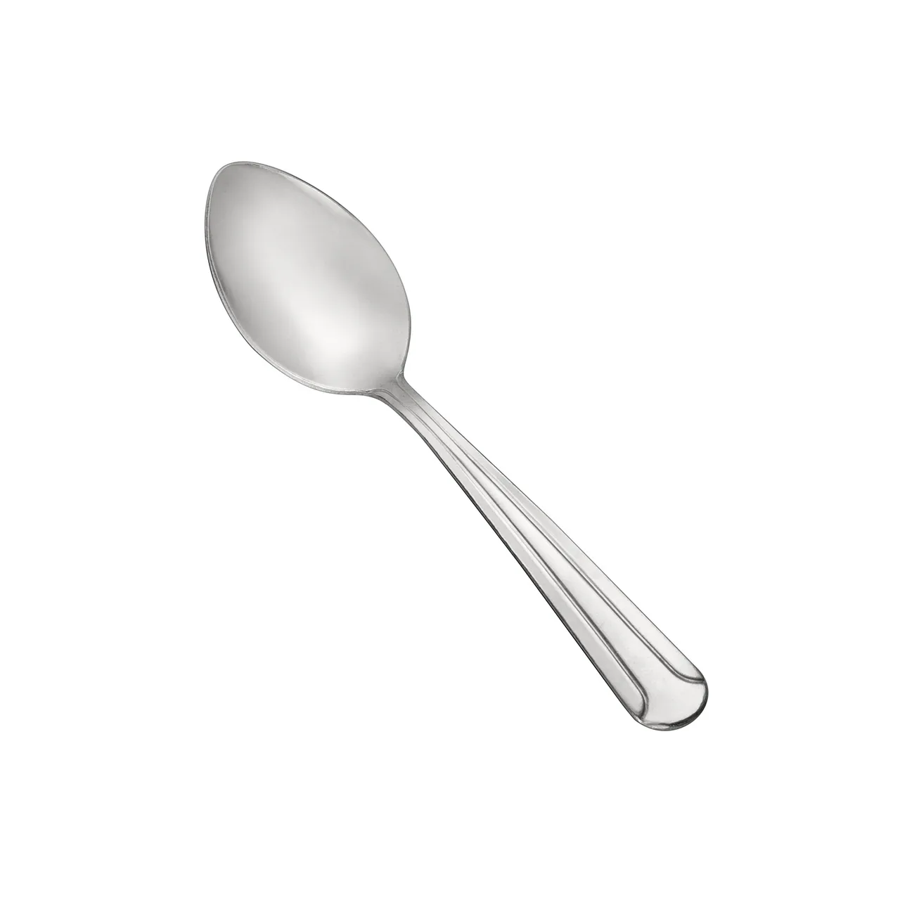 CAC China 1001-09 - Demitasse Spoon, 4-5/8" Length, Medium Weight, 18/0 Stainless Steel, 1 Dozen