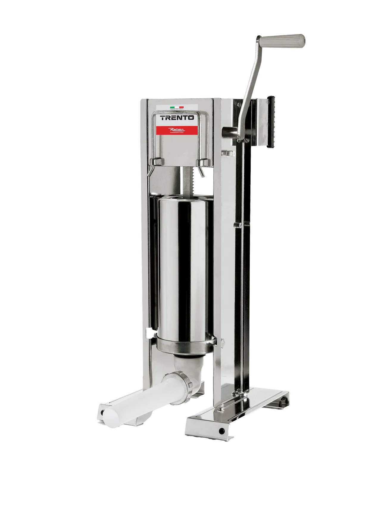 Omcan USA 47716 Trento Manual Sausage Stuffer, 11 lb Capacity, Stainless Steel, Vertical Direction