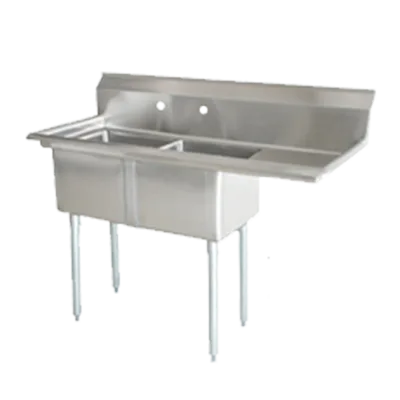 Omcan USA 25257 (2) Two Compartment Sink