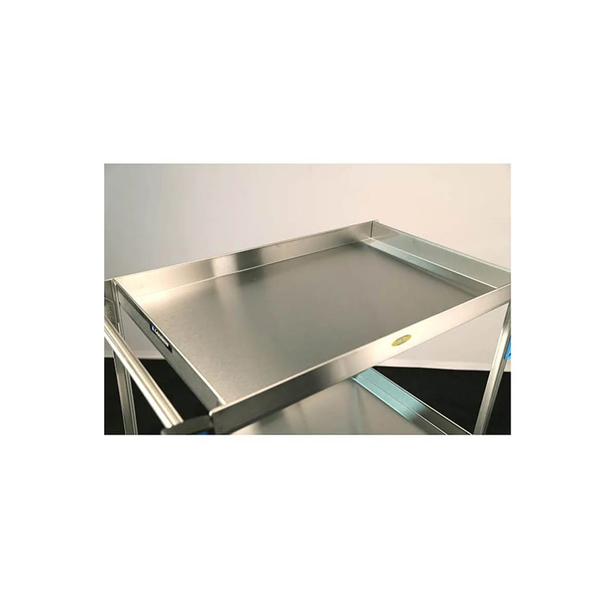 Lakeside 757 Heavy Duty Deep 2-Shelf Utility Cart w/ Shelf Size 21" x 49" - 54" x 22 1/4" x 37 1/4"