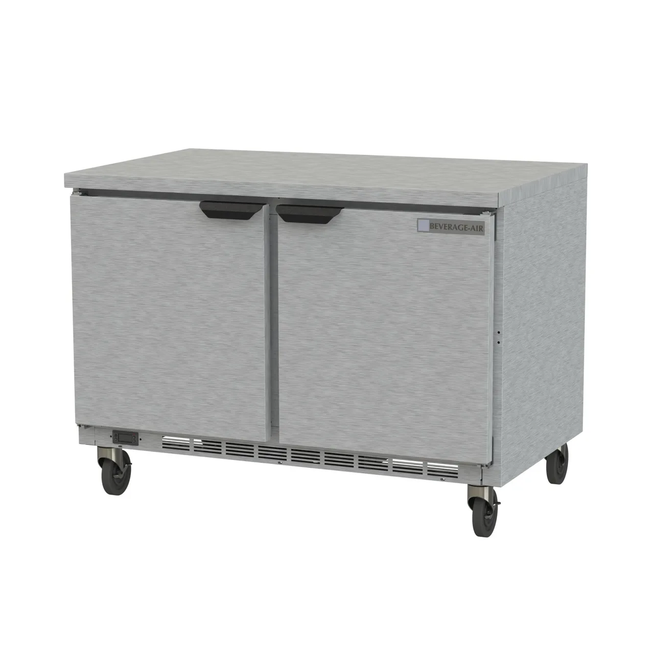 Beverage Air WTR48AHC-FLT 48" 2-Section WorkTop Refrigerator w/ 2 Doors, 11.8 cu. ft.