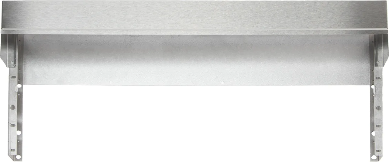 Vulcan STUB4-XL36 36" x 4" Stainless Steel Backguard Flue Riser for 36" Ranges, without Shelves