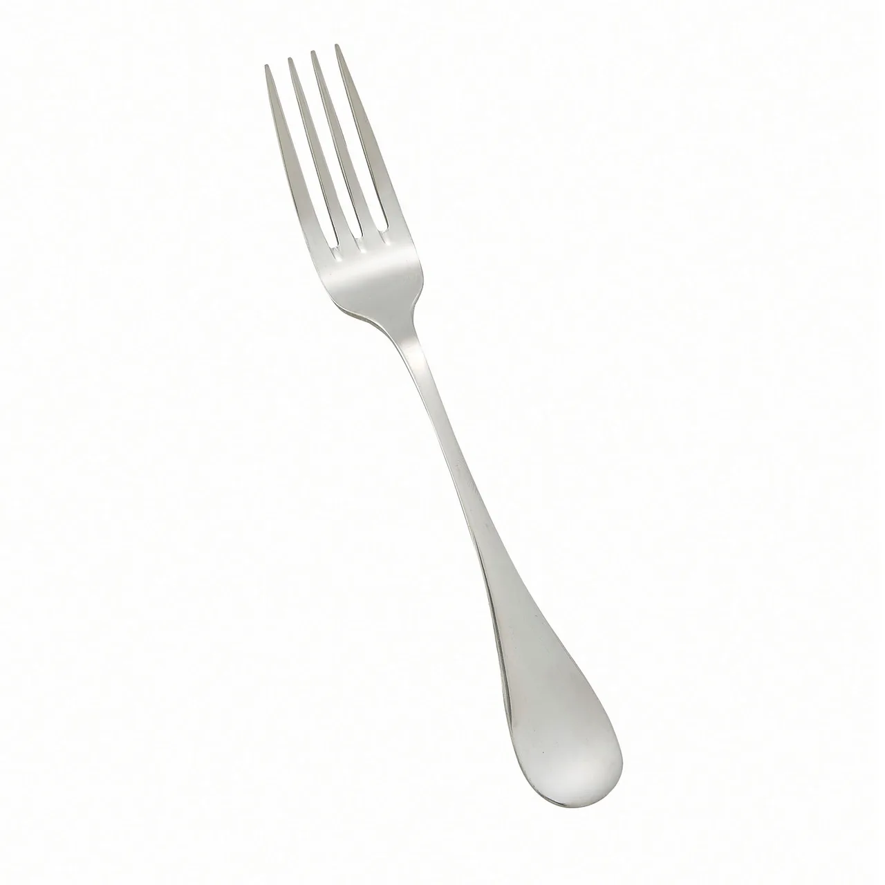 Winco 0037-11 - European Table Fork, 8-3/8" Heavy, Mirror Venice, 18/8 Stainless Steel - 1 Dozen