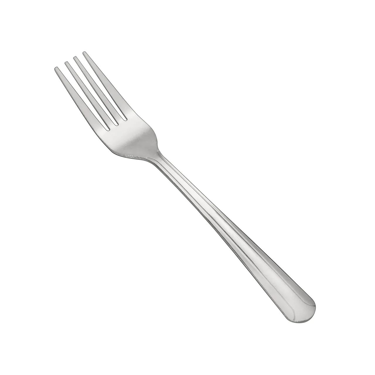 CAC China 2001-05 Dinner Fork, 7-1/8" Length, 18/0 Stainless Steel, Frost Finish - 1 Dozen
