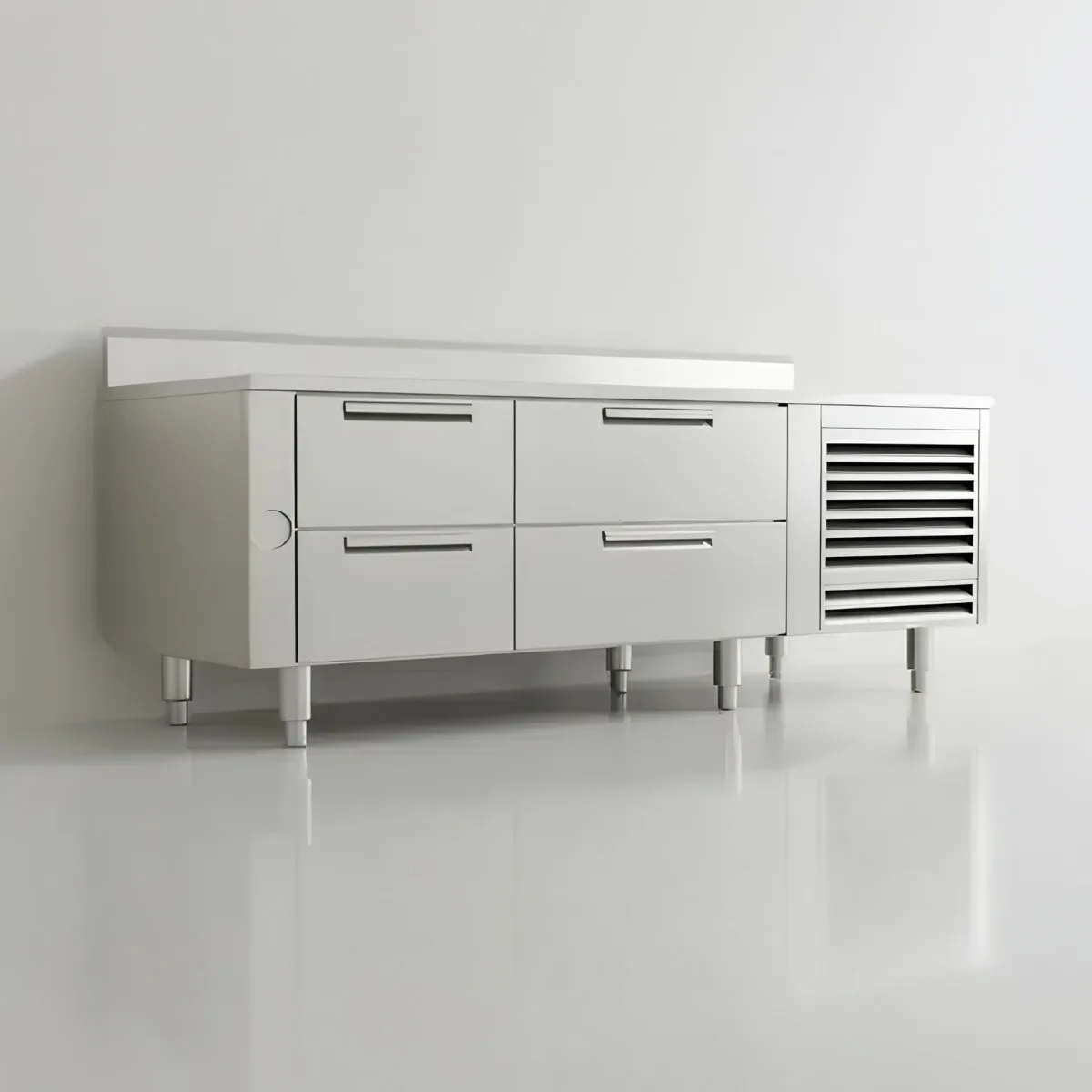 Garland US Range UN17C108 108" 8 Drawers Polar Cuisine Refrigerated Chef Base