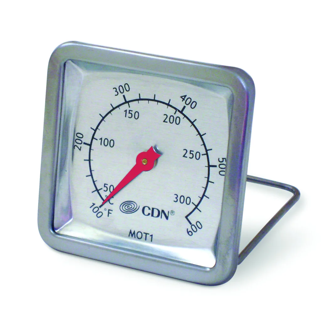 CDN MOT1 Multi-Mount Oven Thermometer,Magnet/Stand/Hang,Stainless Steel Housing