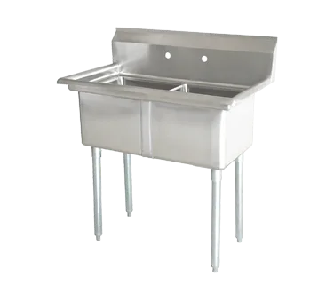 Omcan USA 22119 (2) Two Compartment Sink