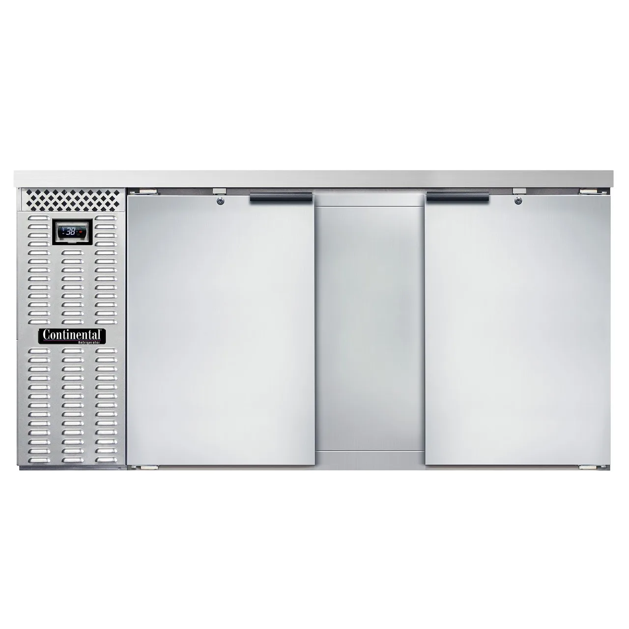 Continental Refrigerator BB69NSS 69" Back Bar Refrigerator with Solid Door