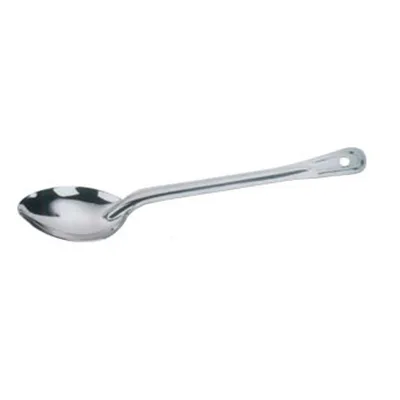 Omcan USA 80710 - 13" Heavy‑Duty Stainless Steel Solid Basting Spoon for Serving, Kitchen Tool