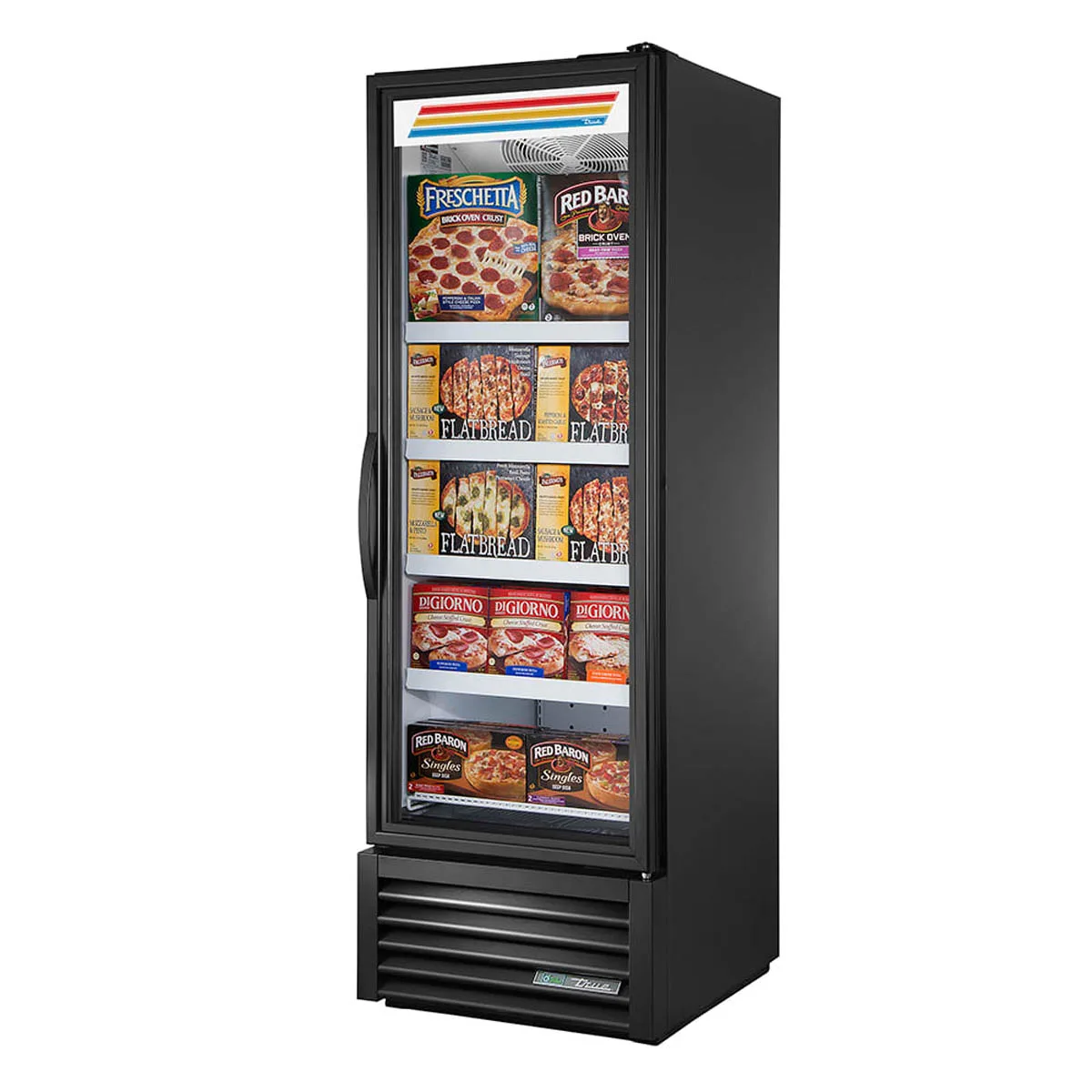 True FLM-27~TSL01 27" 1-Section Glass Door Refrigerated Merchandiser, Bottom Mounted