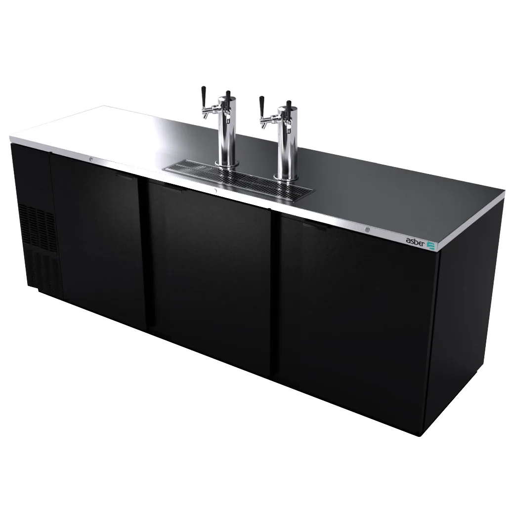 Asber ADDC-94 95" Direct Draw Beer Cooler, 5 Keg Capacity