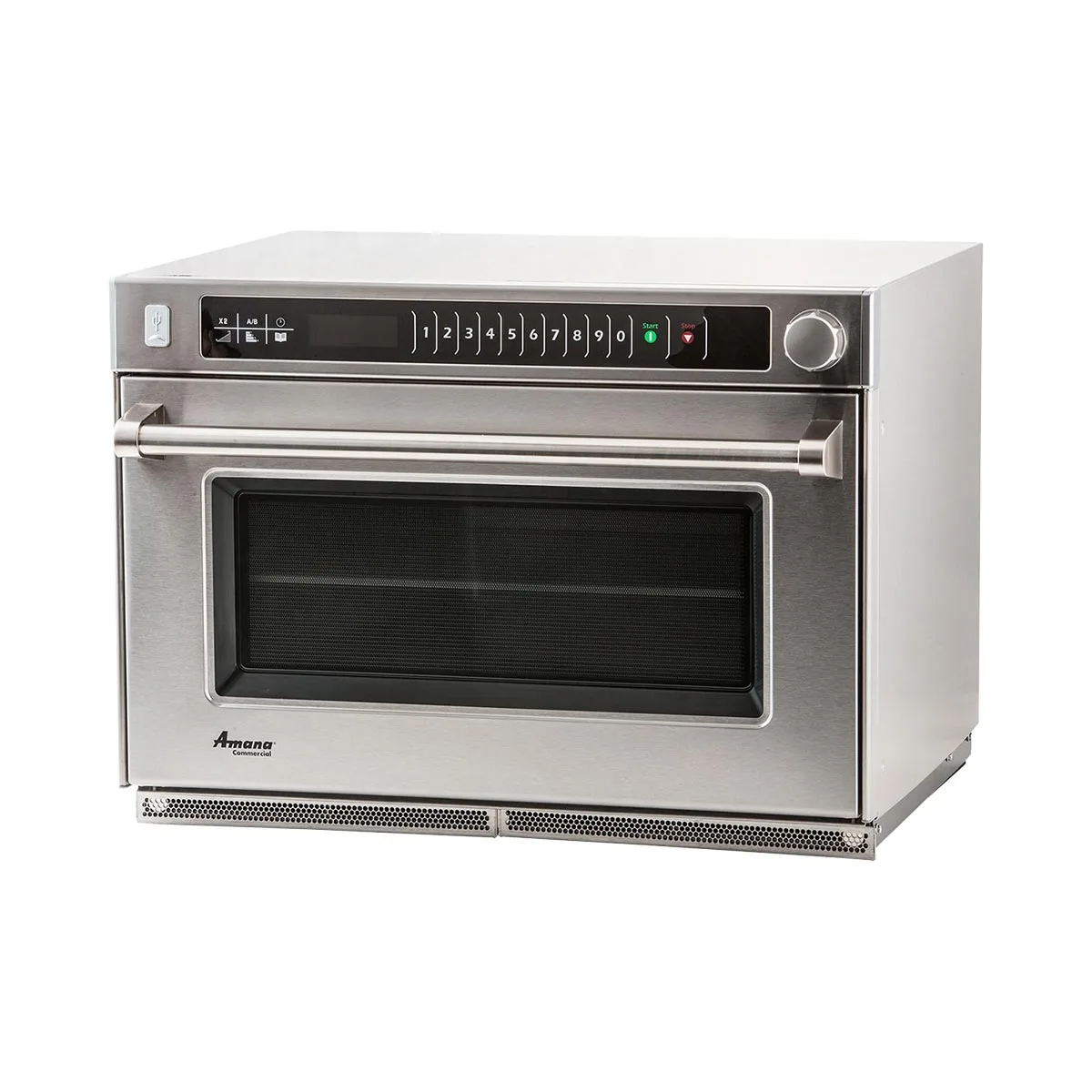 Amana AMSO22 2200W Commercial Heavy Duty Microwave Steamer Oven, 1.6 Cu. Ft., 208/240V