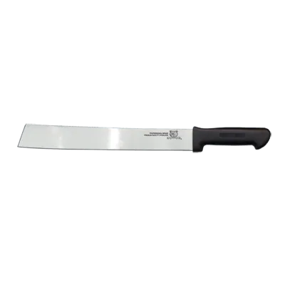 Omcan USA 11515 Watermelon Knife – 14" Stamped, Stainless Steel Blade, Black Plastic Handle